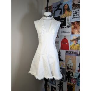 Kimchi Blue Denim Halter Dress